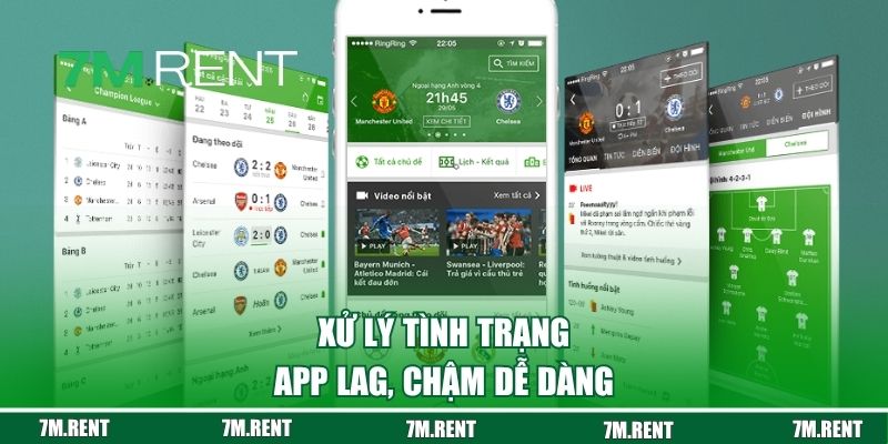Xử lý tình trạng app lag, chậm dễ dàng